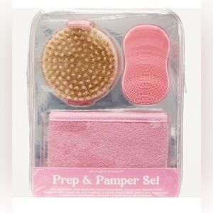 🆕 3PC Self Love Rituals Prep and Pamper Set from Old Navy Power Pink Spa Set